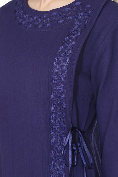 Eliş Şile Bezi Post Season Κεντημένο ύφασμα Şile Μωβ Μωβ