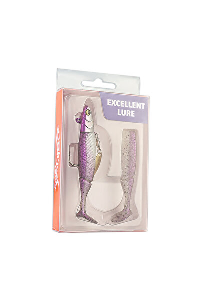 Choice طُعم صيد السمك من تايو الأرجواني الأكثر مبيعًا، 20 جرام، رأس جيج، ذيل ...