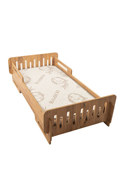 Industrial Living Bebek Karyolası - Bebek Yatağı -  Çocuk Yer Yatağı - MDF - ...
