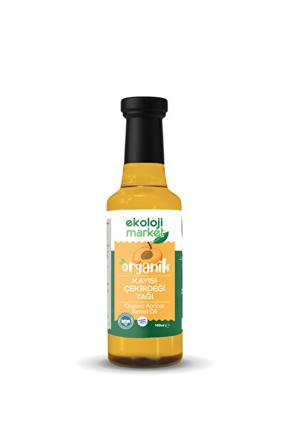 Ekoloji Market Organik Soğuk Sıkım Kayısı Çekirdeği Yağı 100 ml
