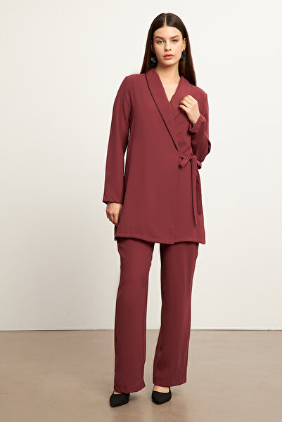 VAVİNOR Σετ μπουφάν και παντελόνι Dusty Rose Piping