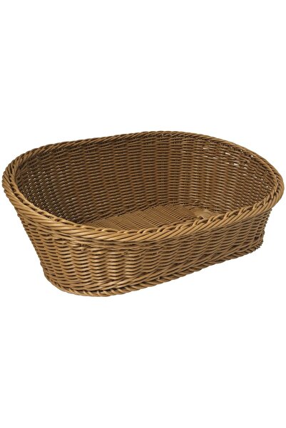 Biradlı Açık Büfe Plastik Ekmek Sepeti 45*30 Cm