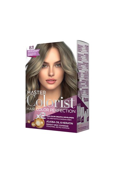 Master colorist Vopsea de Păr Master Colorist 8.11 Intense Ash Light Blonde