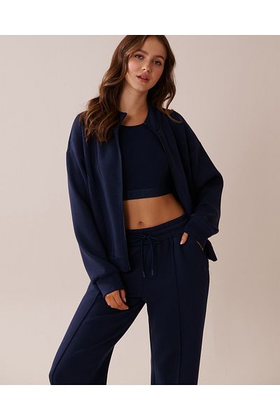 La Vie en Rose Zip-up Sweatshirt