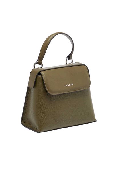 Tergan Green Genuine Leather Women's Handbag - S23K1Bc80128-T8N