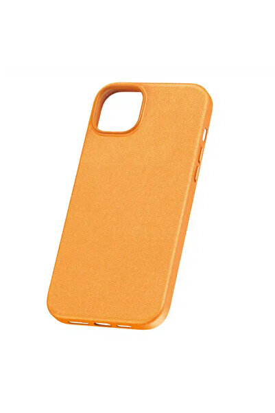 Baseus Fauxther Series Phone Case - for iphone 15 - Sunset Orange