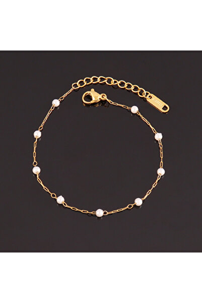 Choice A1456 316L Stainless Steel White Pearl Bracelet For Women Fashion  Sim...