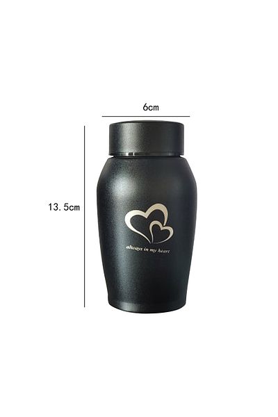 Choice Black 5 Memorials Pet Urn Storage Container Portable Keeping Precious Memories Memorial Ash Holder f