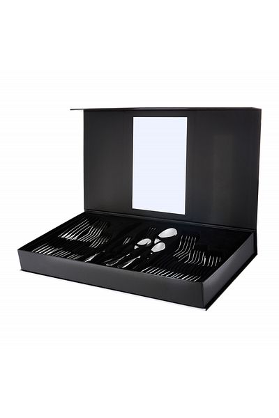 Ambition Stainless steel cutlery set, 36 pieces, 6 people, packed in a gift box, Napoli