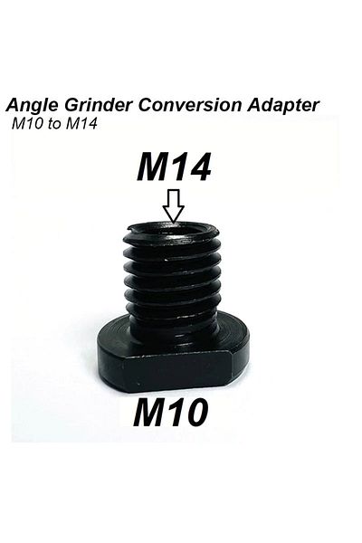 atooltour Grinder M10 to M14 Angle Grinder Adapter M10 M14 M16 Thread Attachment Grinde Spindle Arbor Conversi