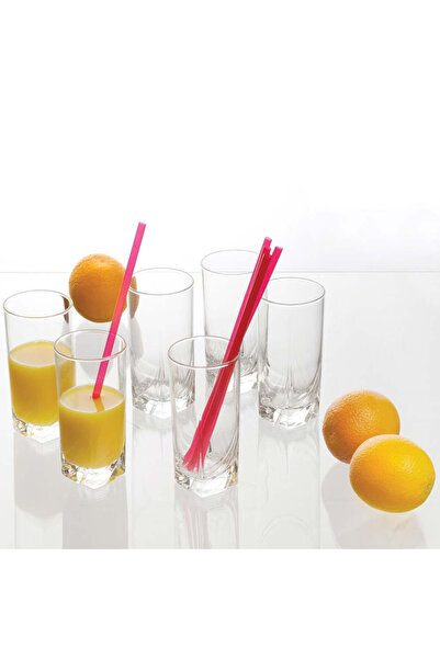 Ambition Set of 6 long drink glasses 330ml, glass, Tropicana