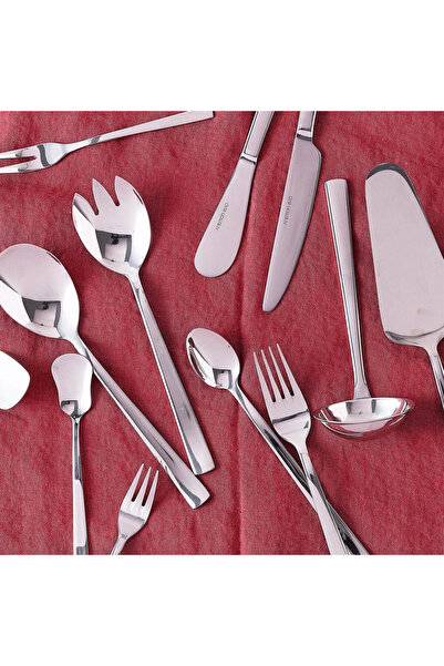 Ambition Stainless steel cutlery set, 72 pieces, 12 people, packed in a suitcase, Prato