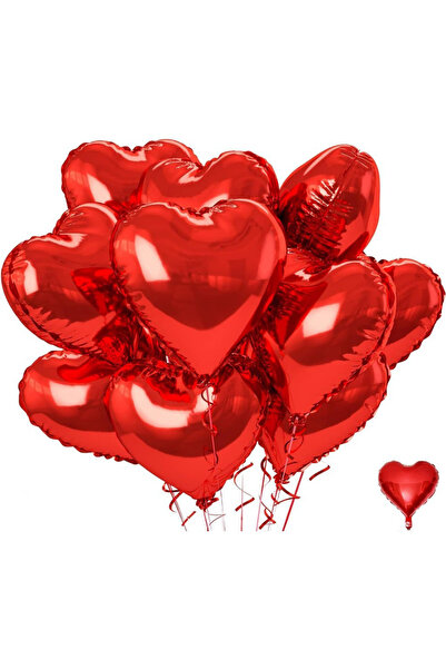 Choice 10 قطع 18 بوصة حمراء 5/10 قطع 18 بوصة وردية على شكل قلب حب بالونات من ...