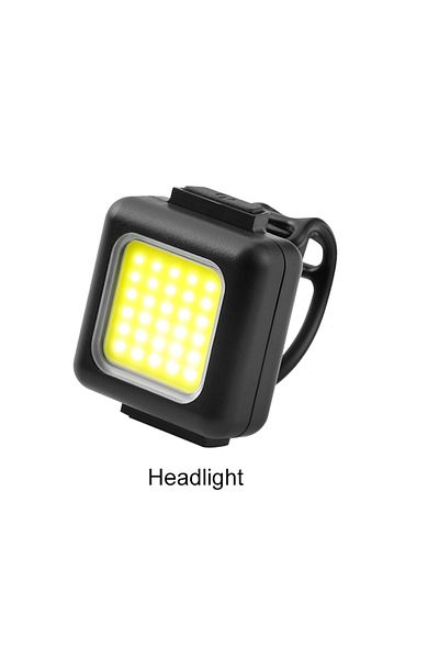 Choice Headlight Bicycle Light Set Type-c Charging Headlight Taillights Easy To Install 3 Lighting Modes Mt