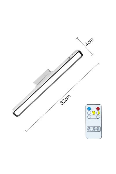Choice white with control New Reading Table Lamps Desk Lamp LED USB Rechargeable Light Stepless Dimming Tab