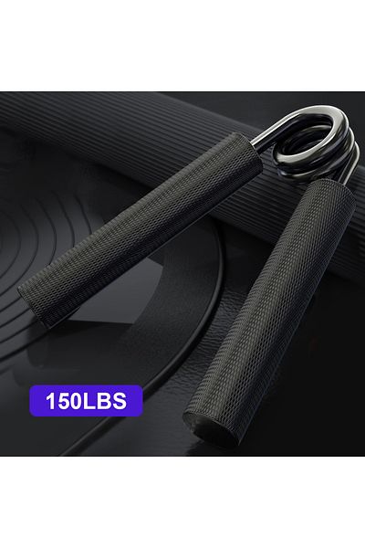Choice Black(150LBS) Grip Strength Trainer 100-300lbs 1PC Fitness Metal Hand Gripper Non-Slip Forearm Muscl