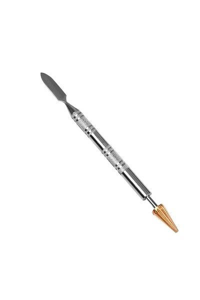 Choice 1piece Leather Edge Double Head Brass Glue Painting Roller Oil Gluing Dye Pen Stick Speedy Paint Rol