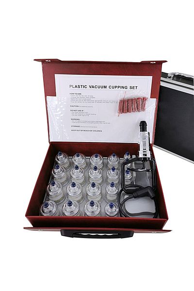 Choice 19pcs 19 Pieces Professional Vacuum Acupuncture Cupping Massager Therapy Cans Vacuum Cupping Care An
