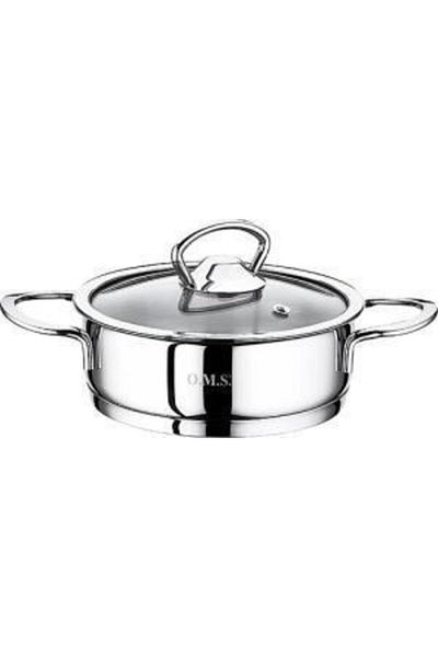 OMS PASLANMAZ Oms Mini Flat Pot 16x5 Cm 152.2008-16-mbt Q