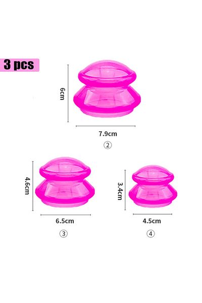 Hmeily GT03-PU Anti-cellulite Silicone Suction Cup Ventosas Massage Body Cups Vacuum Cupping Therapy Set Ma