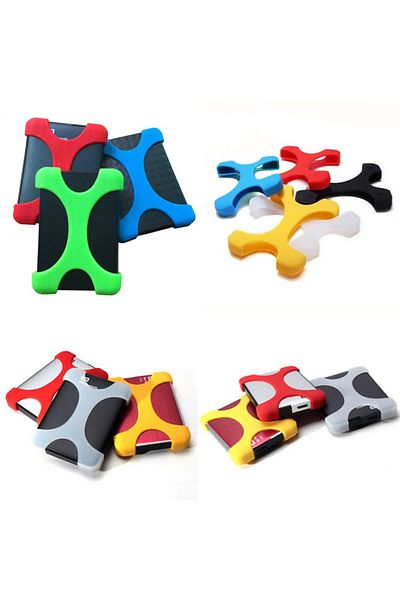 JETTING 1 Pcs 2.5" Portable External Hard Disk Drive Bag Carry Case Cover Silicon Rubber Case For WD 2.5 ...