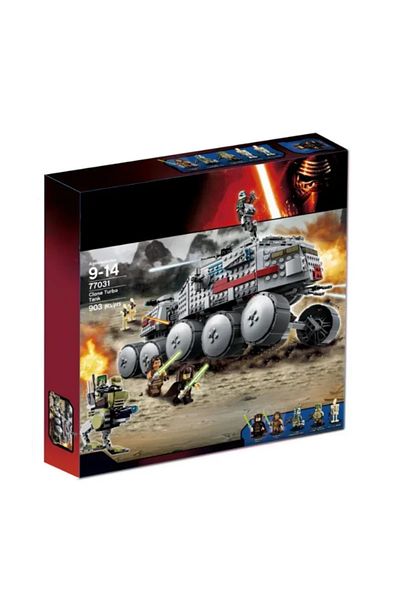Choice Paper manuals Block props model Moc 75151 Scene Turbo Tank DIY children's assembled toys Various fes