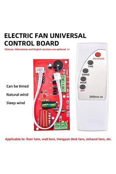 Choice General Fan Remote Control Board Compatible For Floor Fan Shaking Head Fan Desk Fan And The Modif...