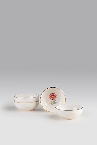 Kütahya Porselen Bone Chirpy 4 Piece 10 cm Bowl Set