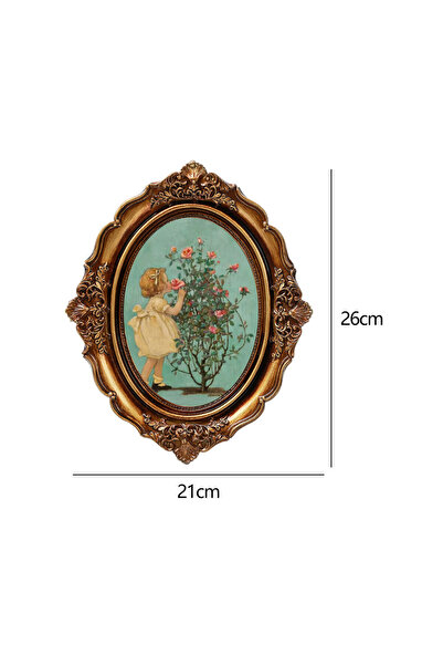 choice2 Bronze 7inch Vintage Picture Frame Elegant Photo Gallery Art for Wall Tabletop Home Decor Baroque Ph