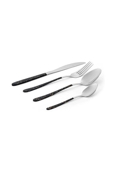 SALTER Stainless steel cutlery set, 16 pieces, 4 people, Marble Gold
