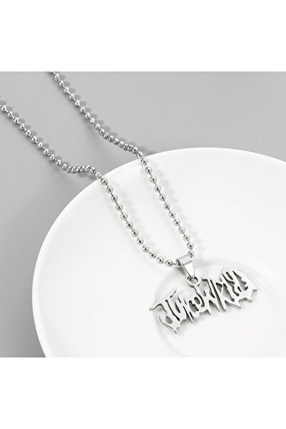 Choice قلادة Juice WRLD JUICE Wrld قلادة سلسلة حروف اسم مغني الراب مجوهرات تذكارية للمعجبين