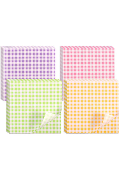 Choice 400 قطعة من بطانات ورقية مقاومة للدهون، ورق تغليف الساندويتش، 4 ألوان من ورق الشمع للشواء