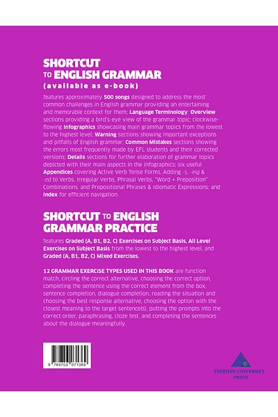 Yeditepe Üniversitesi Yayınevi Shortcut to English Practice Book with Answer Key