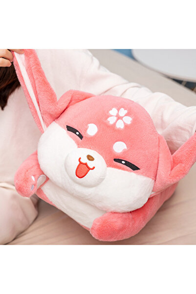 Choice لعبة ياي ميكو القطيفة على شكل ثعلب وردي 43 سم من لعبة جينشين إمباكت، د...