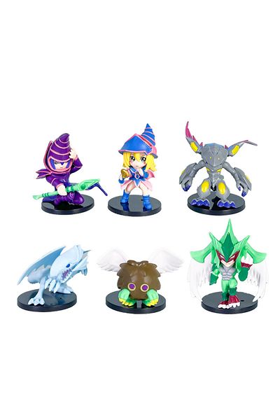 Choice No box 6pcs YuGiOh 6pcs/set Yu-Gi-Oh! Duel Monsters Collection Model Anime Figure Doll Toys