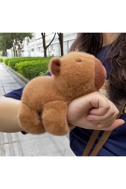 synshop Cabypara Capybara Plush Cola Hugging Bracelet Toy Vehicle Multi-Purpo...
