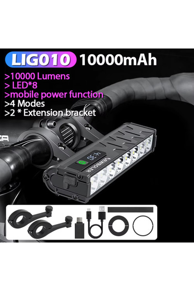 Choice LIG010 NEWBOLER مصباح أمامي للدراجة 10000 لومن مصباح دراجة 10000 مللي ...