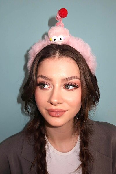 TAKIŞTIR Παιδικό στέμμα σε ροζ χρώμα με φιγούρα θηρίου