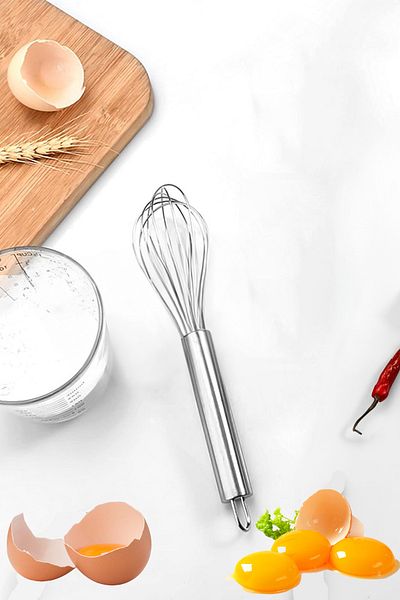 Beatitude   Multi-Purpose Ayran, Yogurt, Cream Sauce Mixing Wire Whisk Muffin, Tart, Cake Making Apparatus