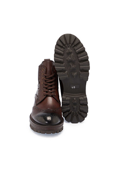 Tergan Kahve Hakiki Deri Erkek Casual Bot - E23K1BT56361-A24