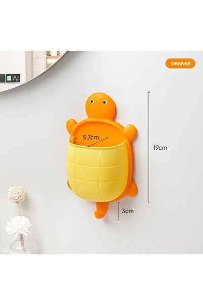 Choice قطعة واحدة باللون البرتقالي، قطعة واحدة بتصميم سلحفاة لطيفة، حامل فرشا...