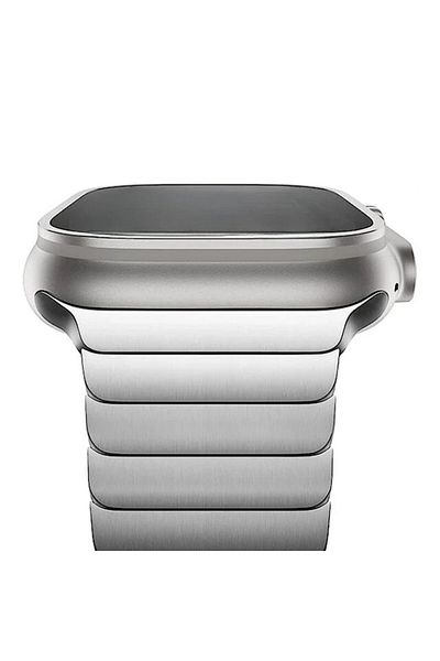 Choice 38mm 40mm 41mm silver Luxury Stainless Steel Strap For Apple Watch Series 10 9 46mm 45mm 41mm 42 44