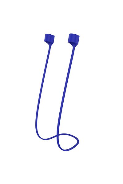 Choice1 Blue Wireless Magnetic Earphone Hanging Rope Cable For AirPods 3 2 1 Pro Anti Lost Silicone Cord Hol