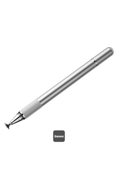 Baseus Golden Cudgel Double-Sided Capacitive Stylus Pen - Silver