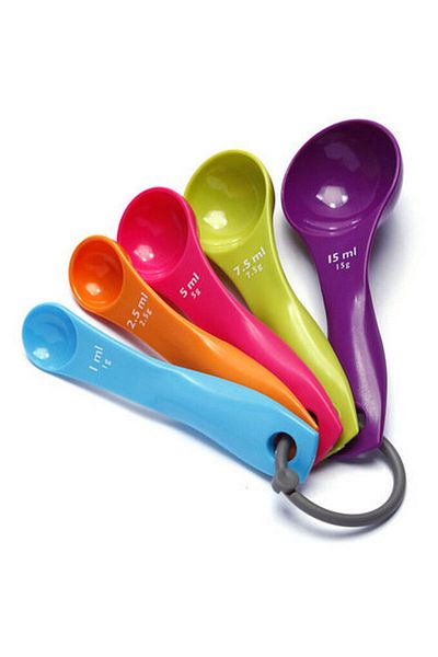 Choice 5Pcs Salt Oil Spoon Lovely Kitchen Colourworks Measuring Spoons Cup Baking Utensil Set Kit