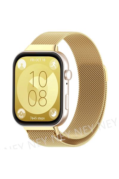 Choice For huawei fit 3 Gold 03 Milanese Loop Band For Huawei Watch FIT 3 Strap smart Magnetic stainless st
