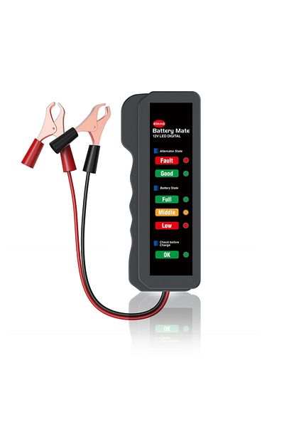 Choice Mini 12V Car Battery Tester Digital Alternator Tester 6 LED Lights Display Car Diagnostic Tool Au...