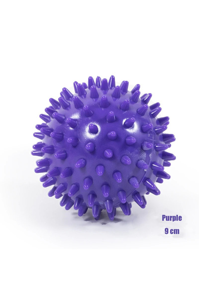 Choice كرة تدليك أرجوانية شائكة لتخفيف آلام التهاب اللفافة الأخمصية وآلام الظ...