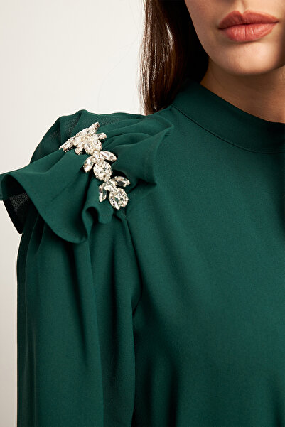 VAVİNOR Φόρεμα Layla με αξεσουάρ - Emerald