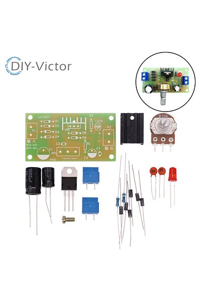 Choice LM317 Adjustable Power Supply Kit Continuous Adjustable DC Power Supply DIY Teaching Training Par...